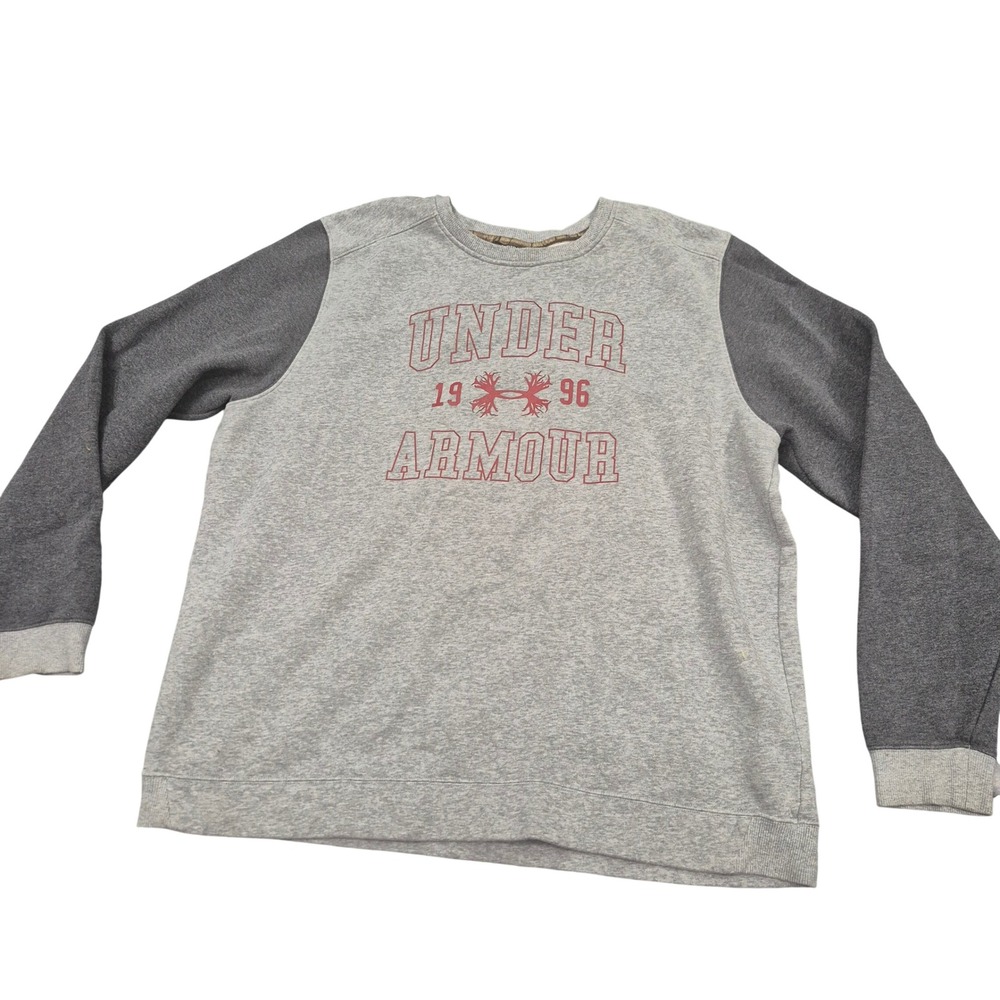 Under Armour Sweatshirt Mens 2XL Grey Excellent